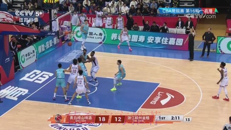 常规赛1月17日：青岛崂山啤酒VS浙江稠州金租 纪卓集锦
